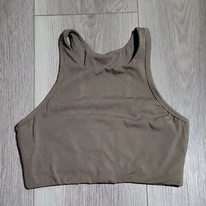 Paragon Fitwear Khaki Crop Top